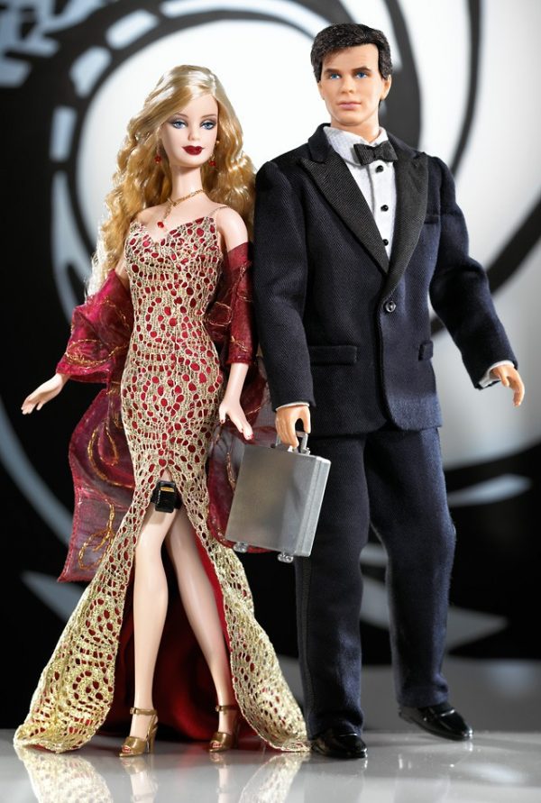 B0150 Barbie and Ken James Bond 007 Giftset