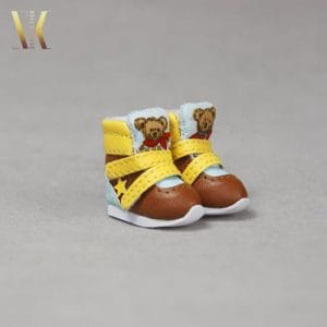 Ankle Sport Shoes (Teddy Bear) Fits Lati-Yellow/Pulli