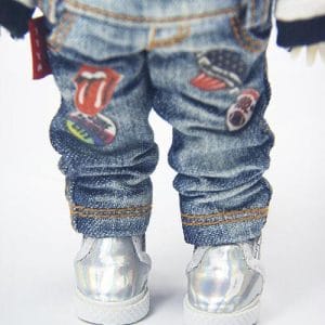 SK Slip-On “Vans” Sneakers (Silver) Lati-Yellow