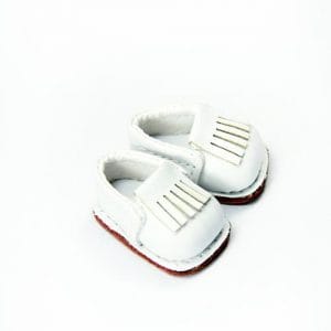 Fringe Loafter (White) Lati-Yellow