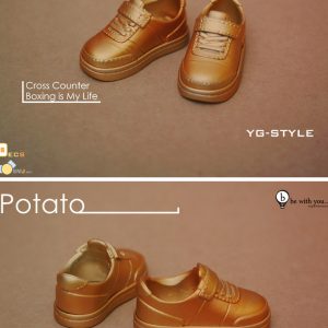 Be With You Gold Sneakers (Fits Yo-SD/10″ Dolls)