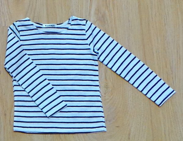 Size 76cm Striped Long Sleeve T-Shirt (Fits Age 27/Etc)