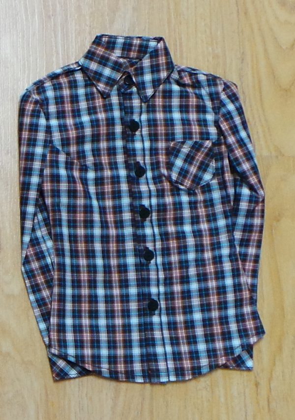 Size 76cm Red Plaid Button Shirt (Fits Age 27/Etc)