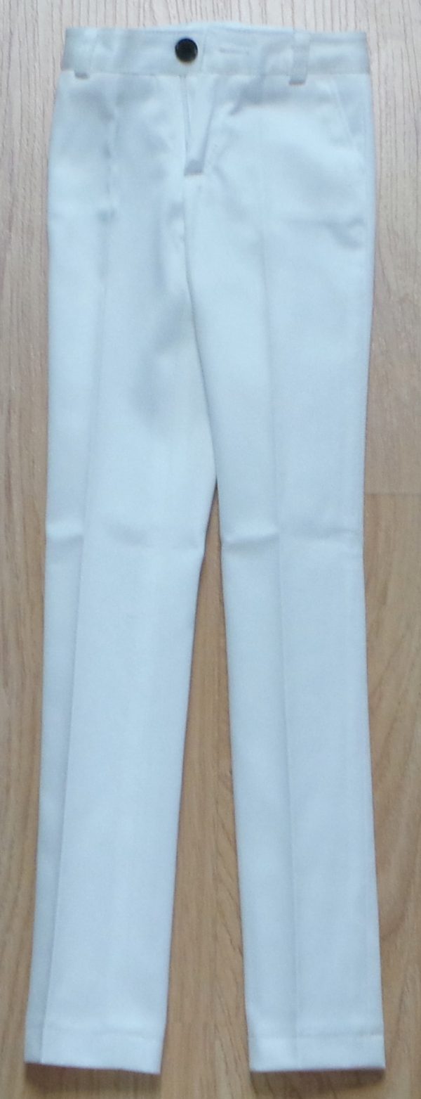Size 76cm Slim White Pants (Fits Age 27/Etc)