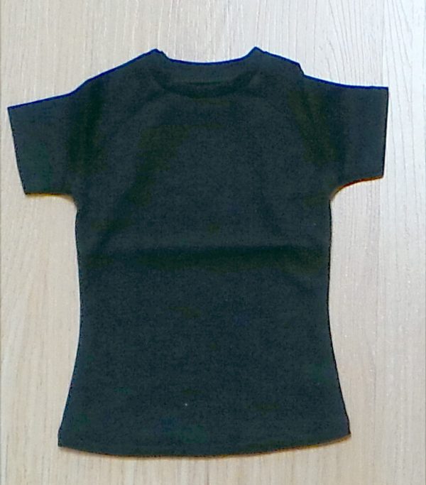 Size 76cm Black Short Sleeve T-Shirt (Fits Age 27/Etc)