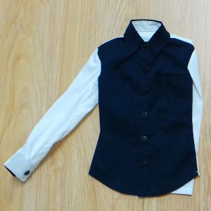 Size 76cm Two Tone Button Shirt (Fits Age 27/Etc)