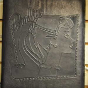 Barbie Black Leather Portfolio (Human Size)