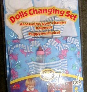 Blue Baby Doll Changing Set (For 12-14″ Dolls)