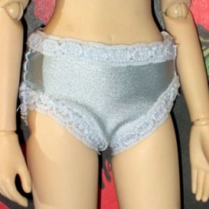 Blue Lycra Panty w/Lace (Fits 12″ Barbie/FR)