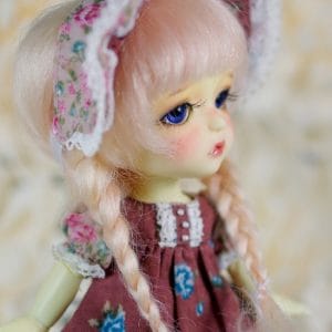 Ylang Garden Me & My Bonnet Blue Peony Dress Set Fits 1/8 Size (Lati-Yellow)