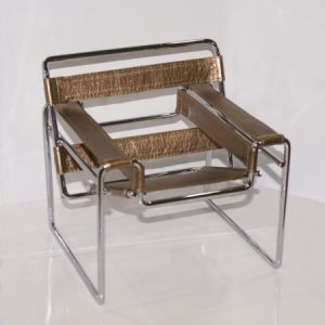 Furniture: Urban Environment Tubular Chair (Bronze) 14-16″ Dolls