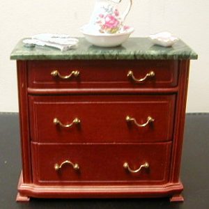 Reutter Porcelain Marble Top Dresser Miniature 1:12 Scale