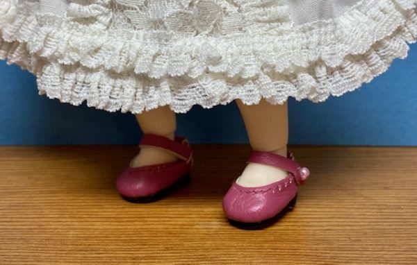 20mm Mary Jane Shoes (Burgundy Rose) - Meadow Chibbi,Puki Fee