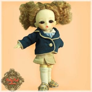Sing the School Song Outfit fits Lati White, Honee-B & similar size 10-12cm