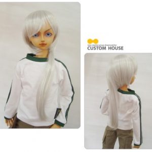 Bob Wig with Tail (Silver) Size 9-10