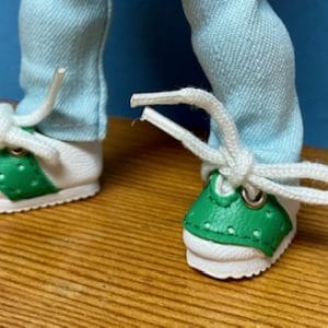 Tinkerbelle Oxford Shoe (White/Green) Chibbi, Pukifee Lati 23mm