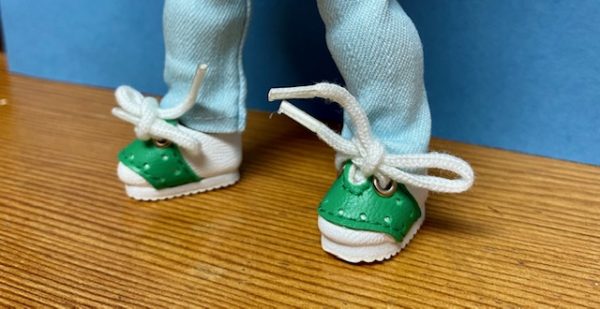 Tinkerbelle Oxford Shoe (White/Green) Chibbi, Pukifee Lati 23mm