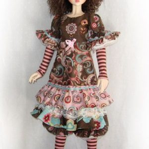 Michele Hardy Designs Chocolate Whirl Fashion fits SD size (55-6