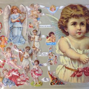 Reproduction Antique Clip Art (Scrap) Sheet #12