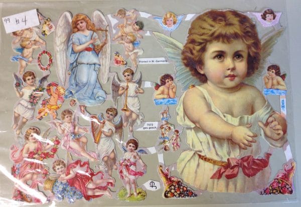 Reproduction Antique Clip Art (Scrap) Sheet #12