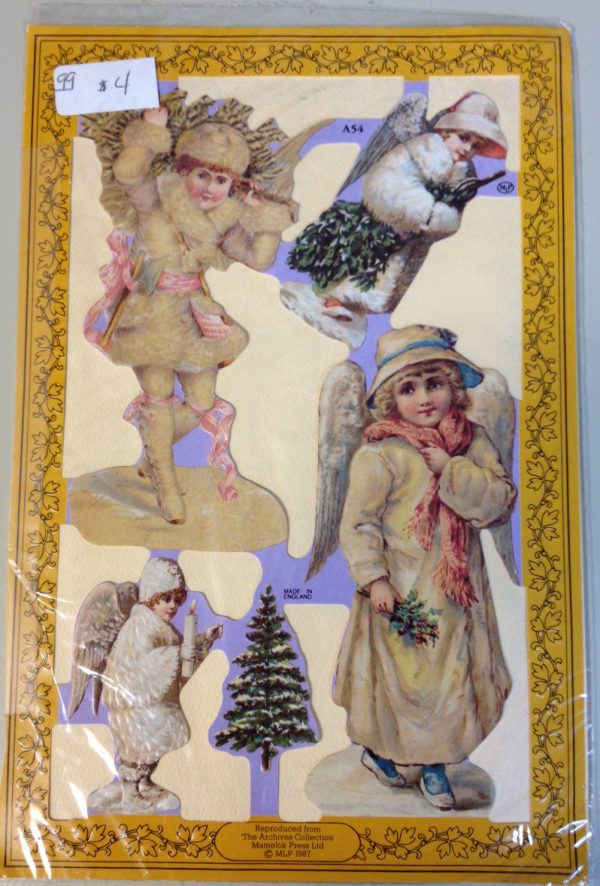 Reproduction Antique Clip Art (Scrap) Sheet #16