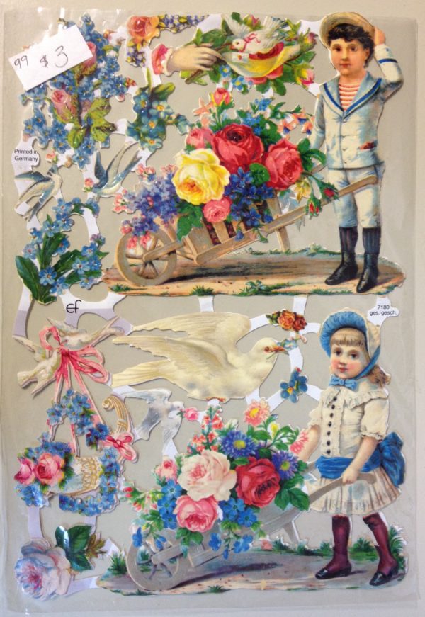Reproduction Antique Clip Art (Scrap) Sheet #4
