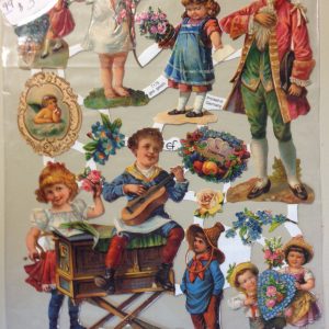 Reproduction Antique Clip Art (Scrap) Sheet #6