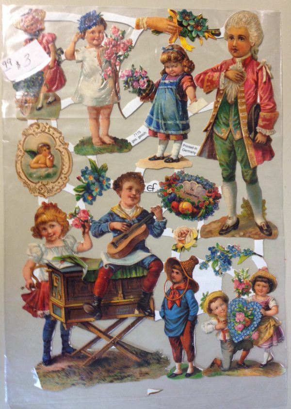 Reproduction Antique Clip Art (Scrap) Sheet #6