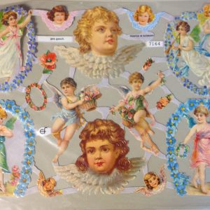 Reproduction Antique Clip Art (Scrap) Sheet #9