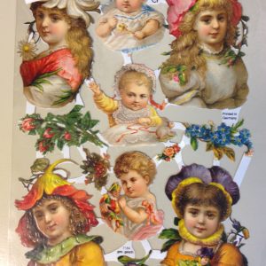 Reproduction Antique Clip Art (Scrap) Sheet #10