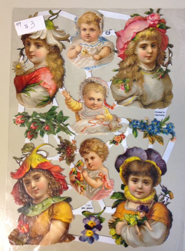 Reproduction Antique Clip Art (Scrap) Sheet #10