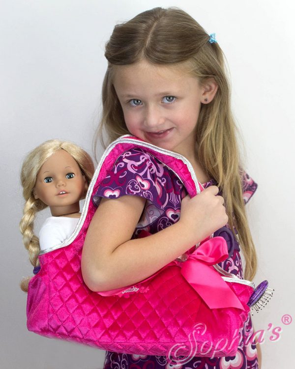 Quilted Doll Tote Bag (For 18" Dolls)