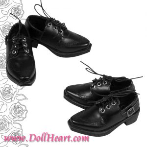 LS-634 SD Shoe: Black Lace Up