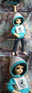 Blue Couture Mickey Mouse Outfit  YosD, Little Fee, 10″