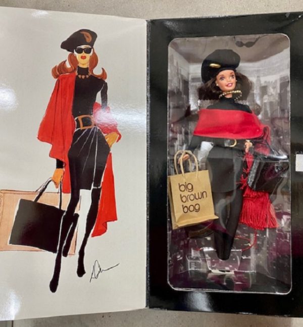 14452 Donna Karan Barbie (Brunette) MINT BOX
