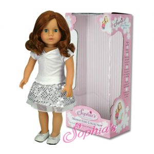18 Inch Play Doll “Carly” (Auburn Hair/Blue Eyes)