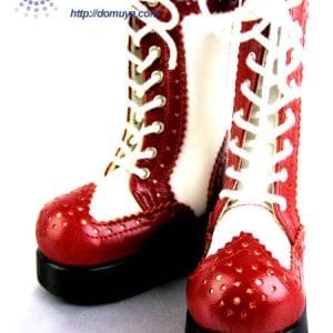 Red and White Boots 60cm
