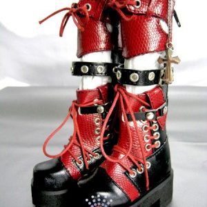 Black and Red Boots 60cm