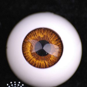 Acrylic Round Eyes (Brown) 16mm