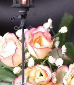 Miniature Street Lamp Post  11.5″ tall  – Accessory – Battery Op