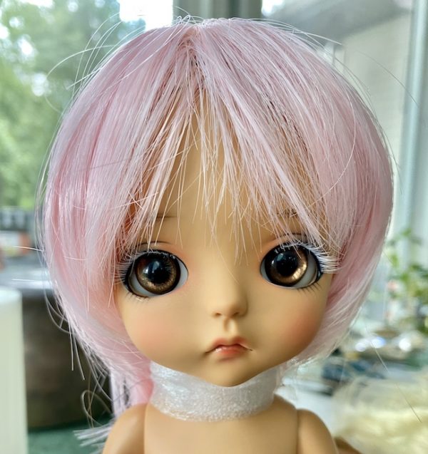 Short Bob Wig (Varigated Pale Pink) 9-10
