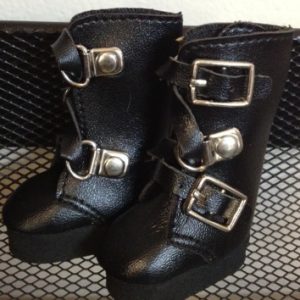 Black Buckle Boots (Petit Ai/Yo-SD) by Custom House