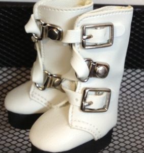 White Buckle Boots (Petit Ai/Yo-SD) by Custom House