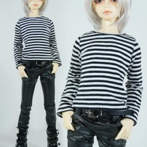 Black & White Striped T-Shirt (SD13 Boy)