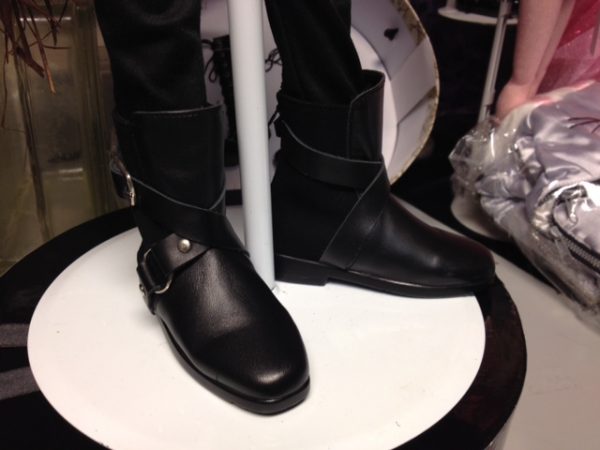 DP-MARB Black Leather & Suede Buckle Boots by Lutz (Zenith Boy)