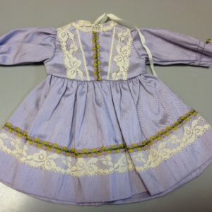 DP-Modelle Bleuette Blue Silk Dress 29cm