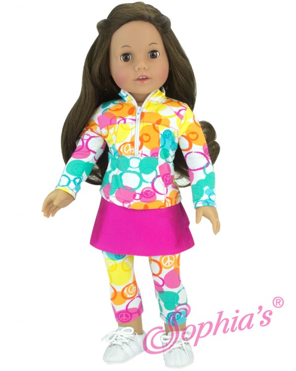 Athletic Skort & Leggings w/Shirt (Fits 18" Play Dolls)