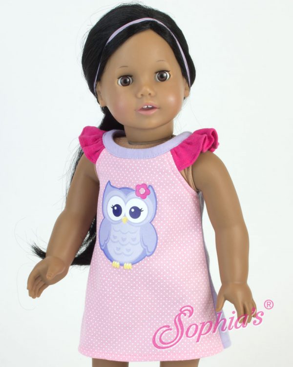 Owl Nightgown Fits 18" American Girl
