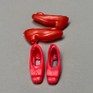 Dawn Doll Shoes (Two Pair – Red/Hot Pink)