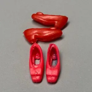 Dawn Doll Shoes (Two Pair – Red/Hot Pink)